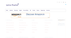 Desktop Screenshot of letmepractice.com